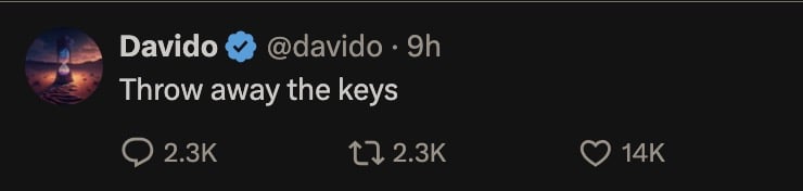 Davido reacts as Peruzzi hints at legal actions against influencer who framed him